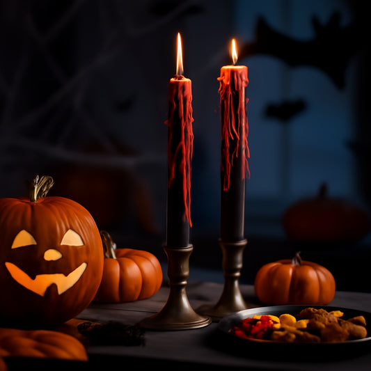 2pcs Halloween Blood Drip Candles