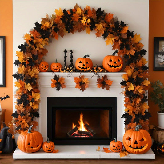 Halloween Pumpkin Vine Garland