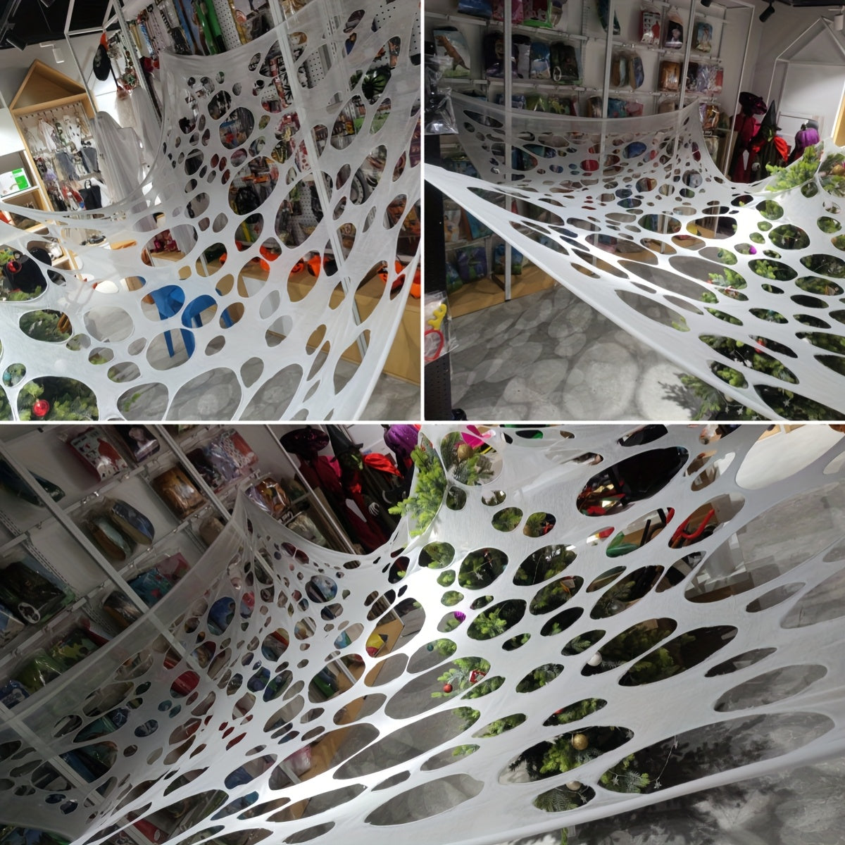Giant Spider Web Indoor and Outdoor Decoration 600 x 200 cm