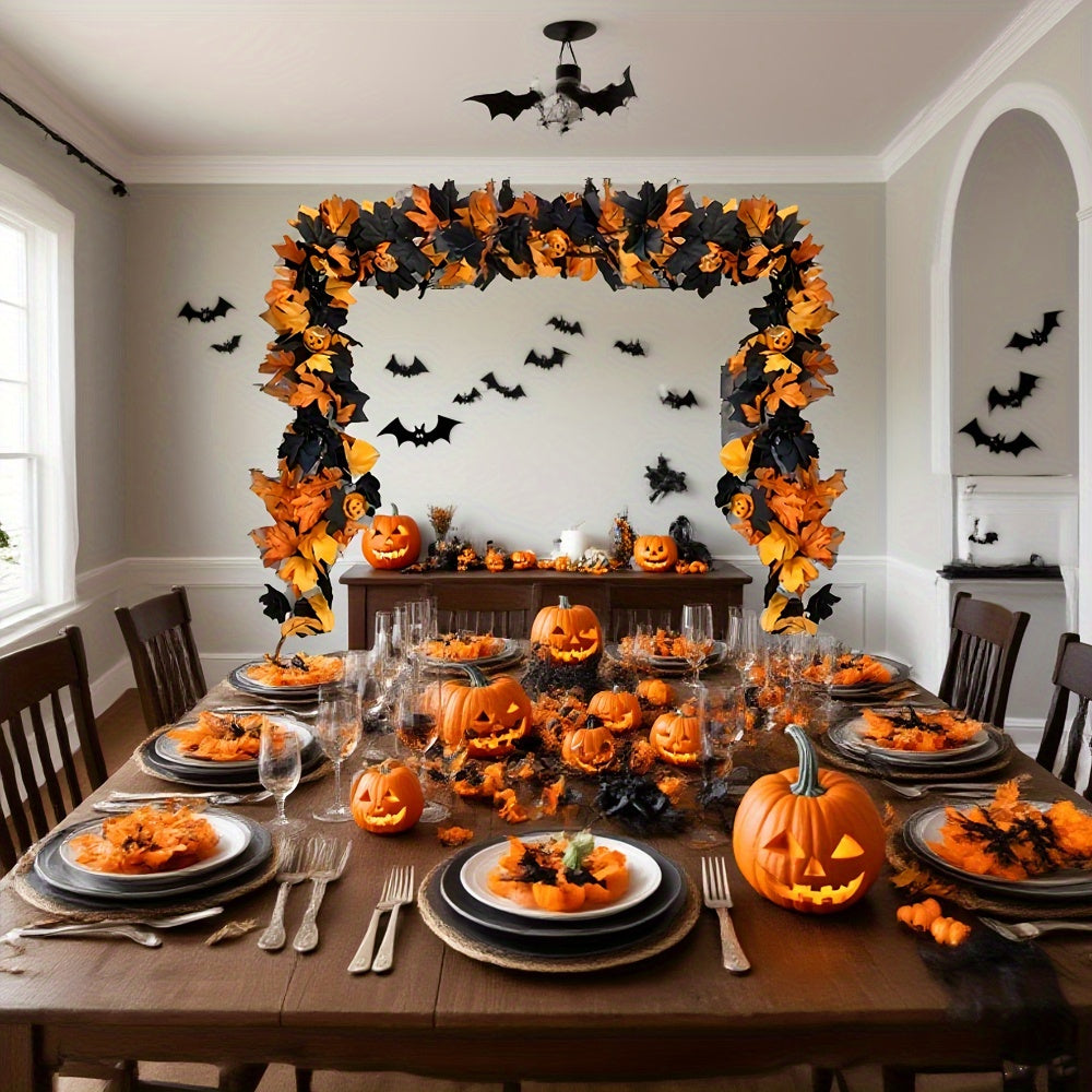 Halloween Pumpkin Vine Garland