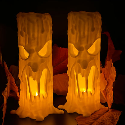 Gothic Skull Resin Statue