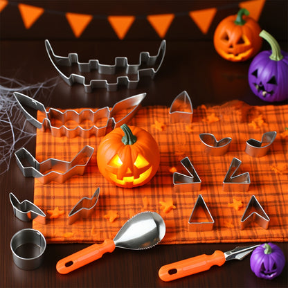 19pcs Pumpkin Carving Tools
