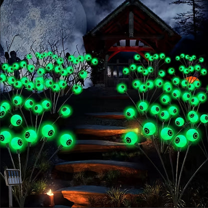 24 Solar-Led Halloween Outdoor Monster Eye Ball Lights