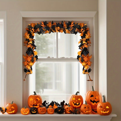 Halloween Pumpkin Vine Garland