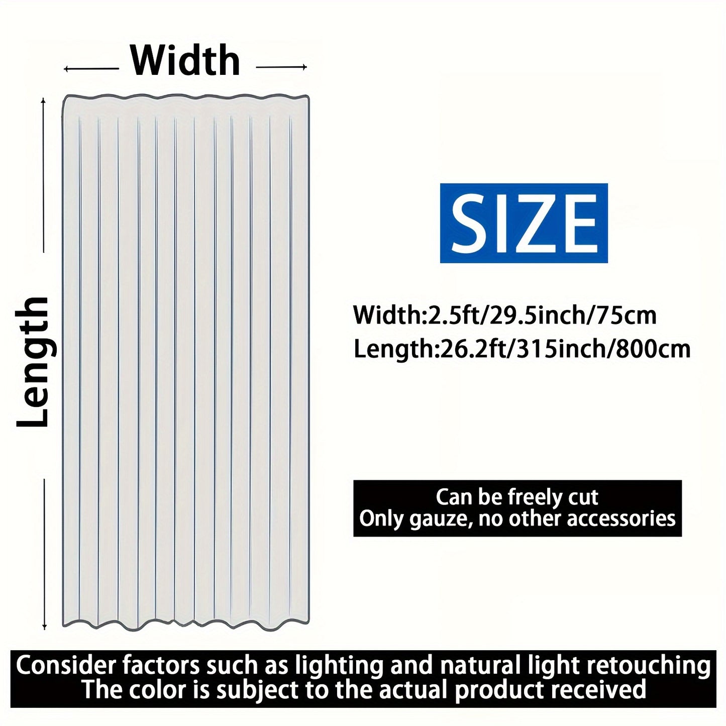 Elegant Burgundy Arch Chiffon Curtain 800 x 75cm