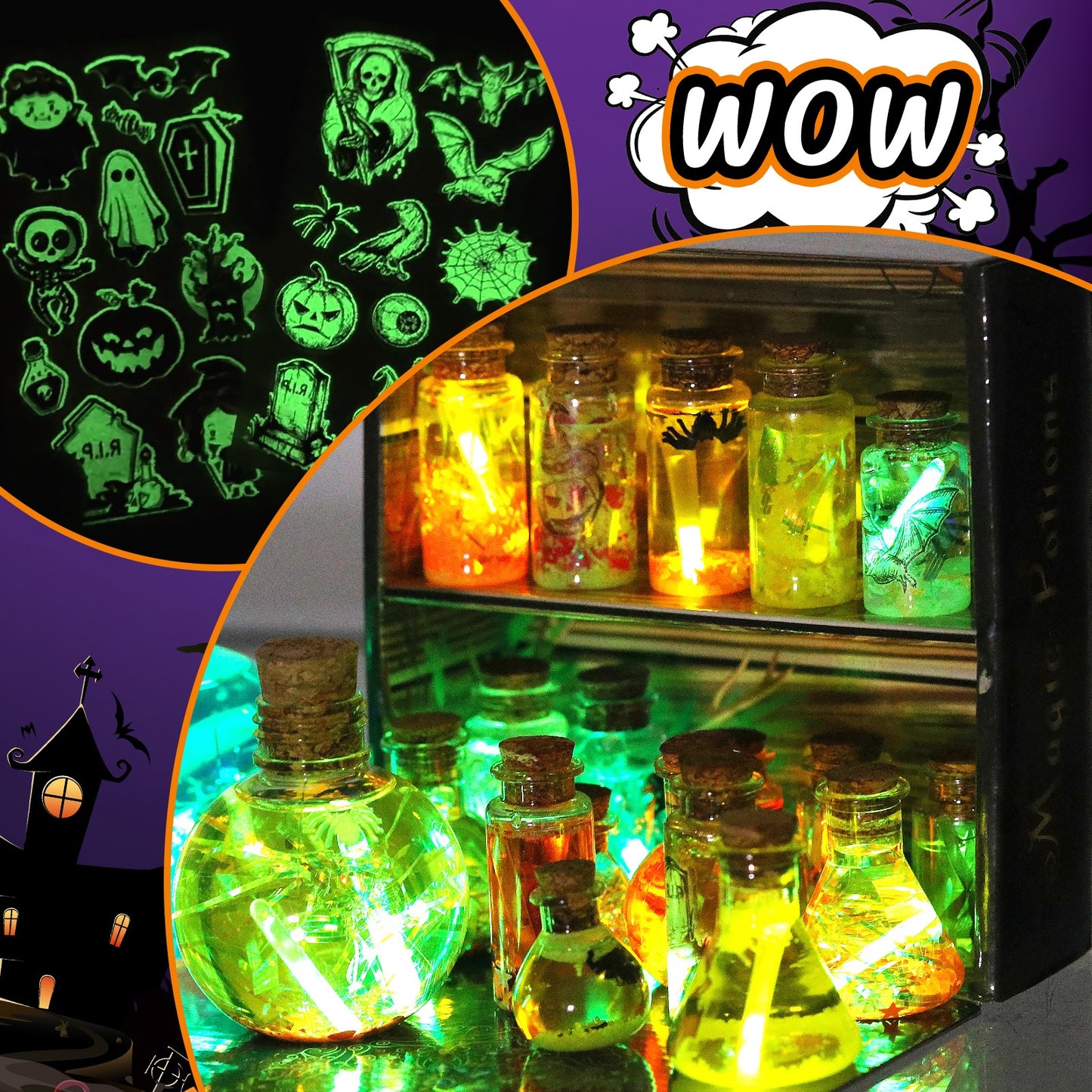 20 pcs Magic Potion Set with Luminous Reaction