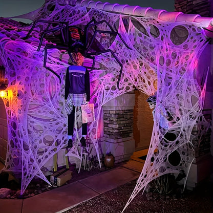 Giant Spider Web Indoor and Outdoor Decoration 600 x 200 cm