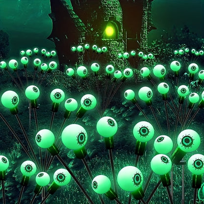 24 Solar-Led Halloween Outdoor Monster Eye Ball Lights