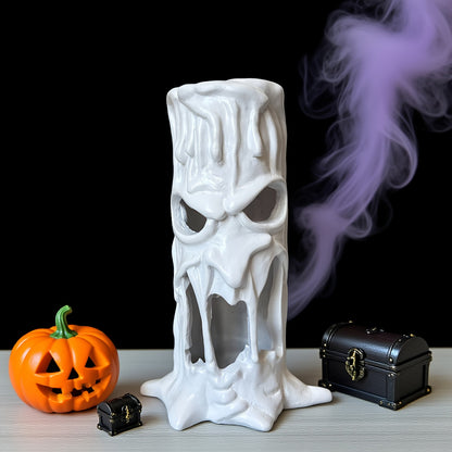 Gothic Skull Resin Statue