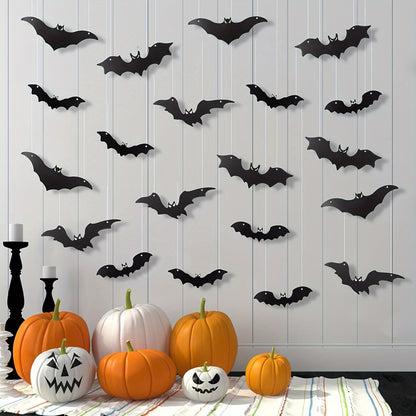 20pcs Glow-in-the-Dark Creepy Bats