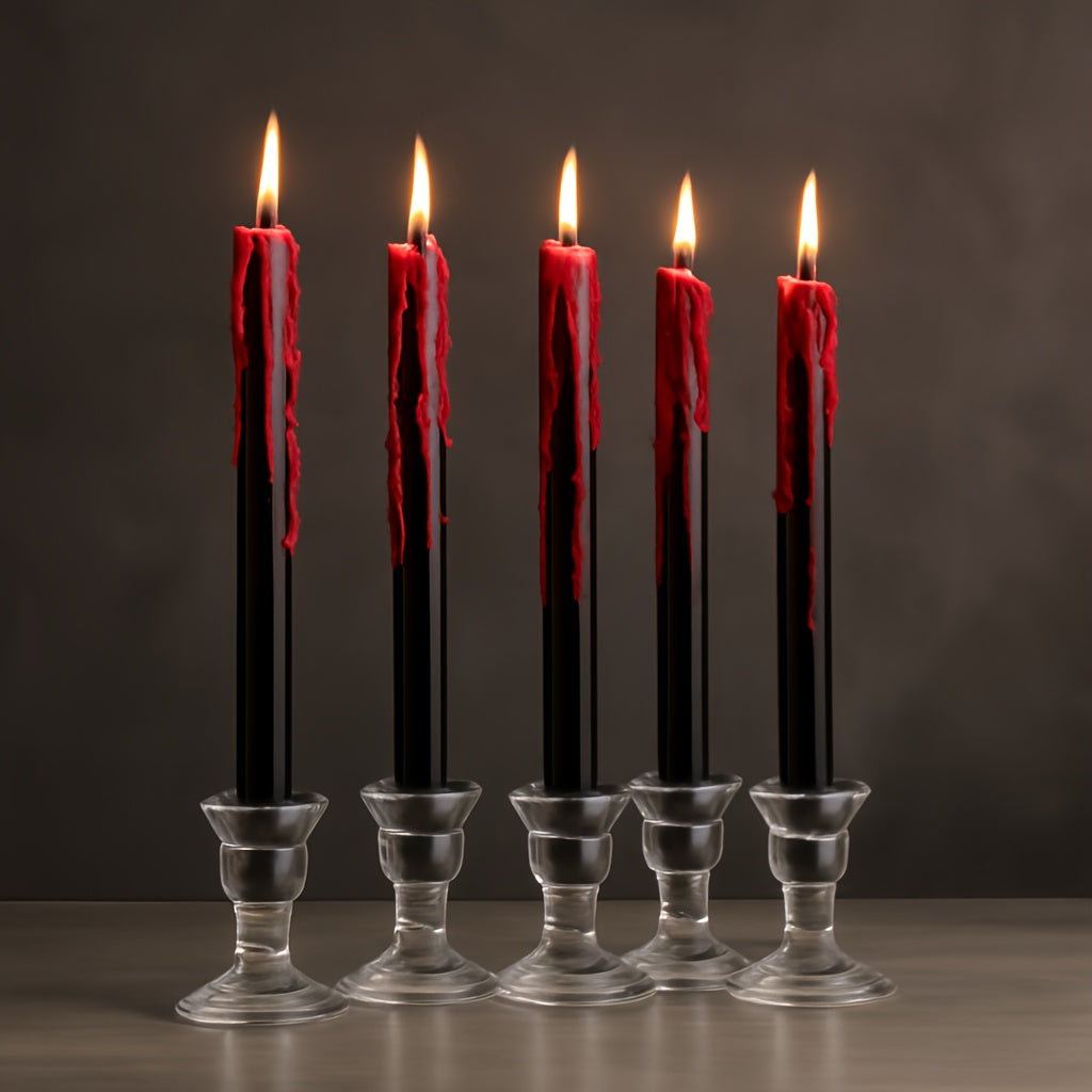 2pcs Halloween Blood Drip Candles
