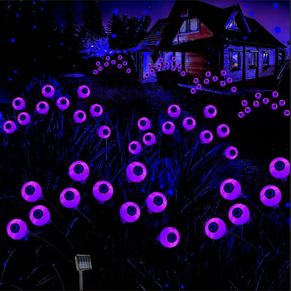 24 Solar-Led Halloween Outdoor Monster Eye Ball Lights