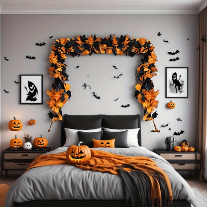 Halloween Pumpkin Vine Garland