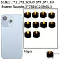 10pcs Sinister Black Flashing Lights