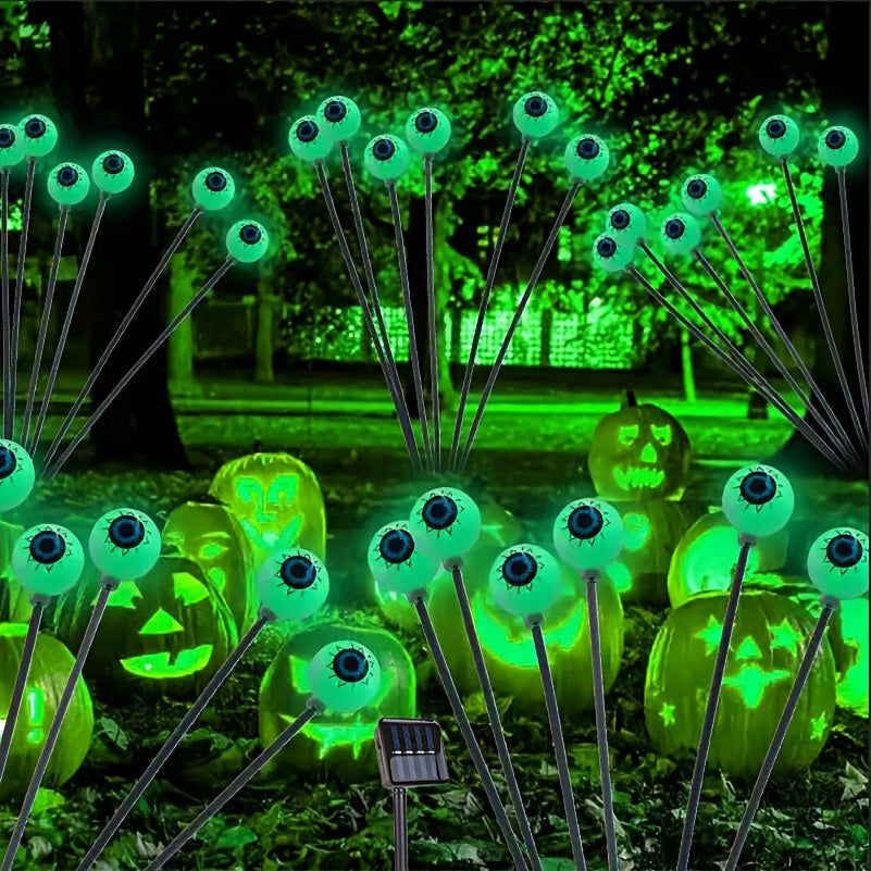 24 Solar-Led Halloween Outdoor Monster Eye Ball Lights