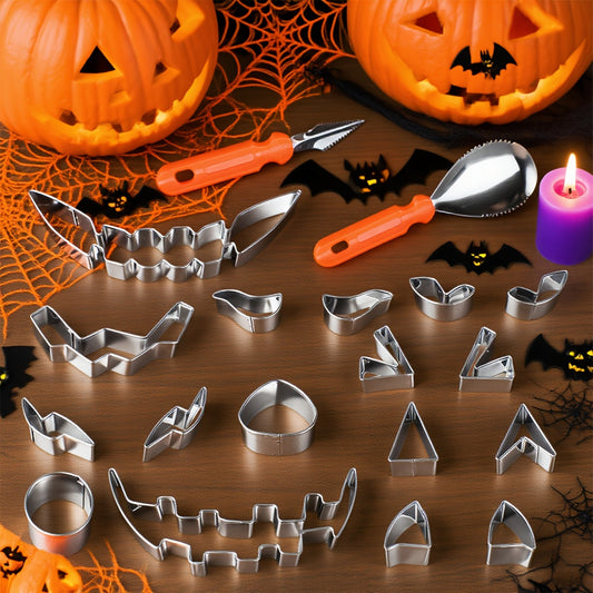 19pcs Pumpkin Carving Tools